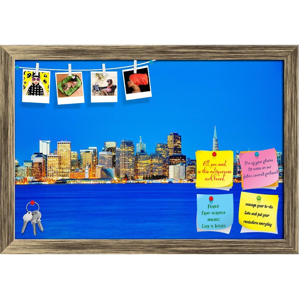 ArtzFolio San Francisco Cityscape, USA Printed Bulletin Board Notice Pin Board Soft Board | Framed-Bulletin Boards Framed-AZSAO28795566BLB_FR_L-Image Code 5003533 Vishnu Image Folio Pvt Ltd, IC 5003533, ArtzFolio, Bulletin Boards Framed, Places, Photography, san, francisco, cityscape, usa, printed, bulletin, board, notice, pin, soft, framed, seen, from, treasure, island, night, skyline, bay, city, california, panorama, architecture, building, downtown, financial, district, urban, landmark, office, evening, 