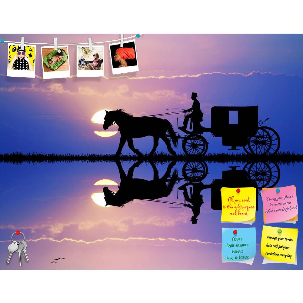 ArtzFolio Carriage Ride At Sunset Printed Bulletin Board Notice Pin Board Soft Board | Frameless-Bulletin Boards Frameless-AZSAO28866953BLB_FL_L-Image Code 5003538 Vishnu Image Folio Pvt Ltd, IC 5003538, ArtzFolio, Bulletin Boards Frameless, Animals, Landscapes, Photography, carriage, ride, at, sunset, printed, bulletin, board, notice, pin, soft, frameless, animal, background, country, equine, excursion, horse, illustration, land, landscape, light, mammal, nature, outdoor, ranch, rider, rural, silhouette, s