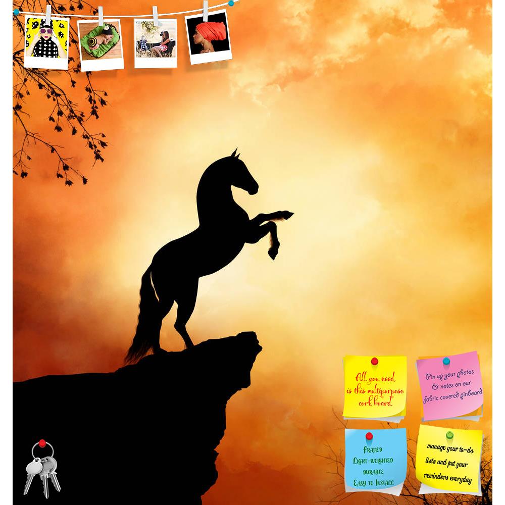 ArtzFolio Wild Horse In A Hill Printed Bulletin Board Notice Pin Board Soft Board | Frameless-Bulletin Boards Frameless-AZSAO28919279BLB_FL_L-Image Code 5003545 Vishnu Image Folio Pvt Ltd, IC 5003545, ArtzFolio, Bulletin Boards Frameless, Animals, Kids, Photography, wild, horse, in, a, hill, printed, bulletin, board, notice, pin, soft, frameless, orange, sky, back, pin up board, push pin board, extra large cork board, big pin board, notice board, small bulletin board, cork board, wall notice board, giant co