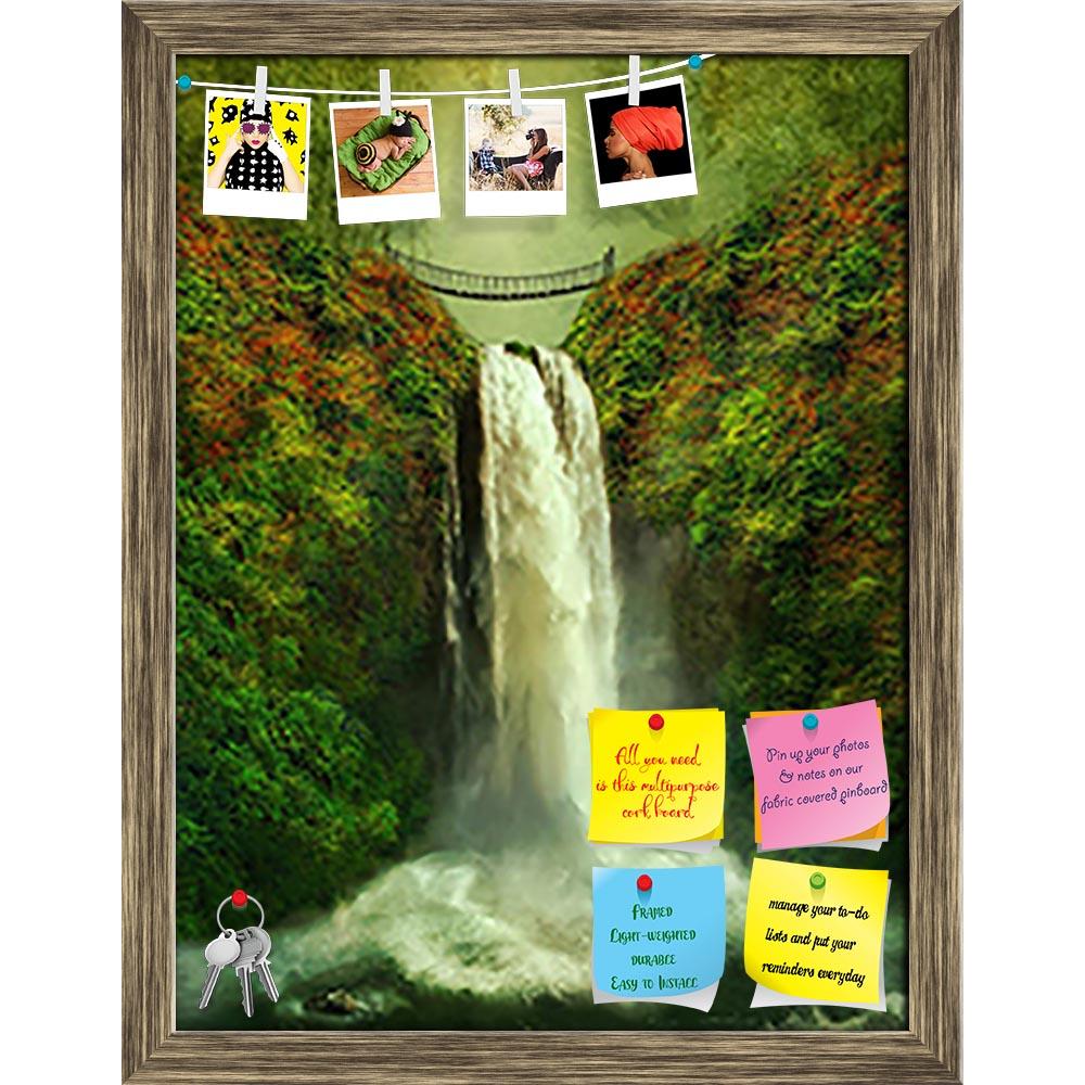 ArtzFolio Tropical Landscape Printed Bulletin Board Notice Pin Board Soft Board | Framed-Bulletin Boards Framed-AZSAO28919285BLB_FR_L-Image Code 5003546 Vishnu Image Folio Pvt Ltd, IC 5003546, ArtzFolio, Bulletin Boards Framed, Landscapes, Photography, tropical, landscape, printed, bulletin, board, notice, pin, soft, framed, waterfall, wooden, bridge, pin up board, push pin board, extra large cork board, big pin board, notice board, small bulletin board, cork board, wall notice board, giant cork board, bull