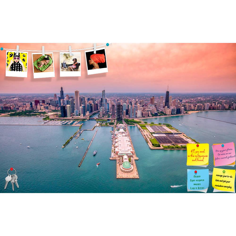 ArtzFolio Aerial Chicago Panorama Cityscape, USA Printed Bulletin Board Notice Pin Board Soft Board | Frameless-Bulletin Boards Frameless-AZSAO29044315BLB_FL_L-Image Code 5003547 Vishnu Image Folio Pvt Ltd, IC 5003547, ArtzFolio, Bulletin Boards Frameless, Landscapes, Places, Photography, aerial, chicago, panorama, cityscape, usa, printed, bulletin, board, notice, pin, soft, frameless, view, tall, skyscraper, designed, tower, america, lake, high, rise, construct, john, hancock, urban, built, skyline, helico