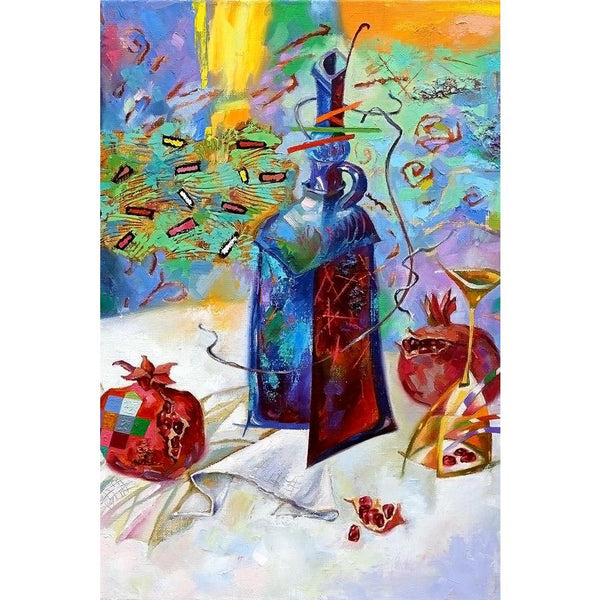 Kitchen Still Life D2 Unframed Paper Poster-Paper Posters Unframed-POS_UN-IC 5003550 IC 5003550, Abstract Expressionism, Abstracts, Art and Paintings, Beverage, Fruit and Vegetable, Fruits, Kitchen, Modern Art, Paintings, Semi Abstract, Signs, Signs and Symbols, Wine, still, life, d2, unframed, paper, wall, poster, from, series, utensils, tea, coffee, plates, dishes, cup, teacup, cafe, house, cafeteria, abstract, art, artwork, canvas, colours, composition, design, flow, form, lines, marbled, mix, mixed, mod