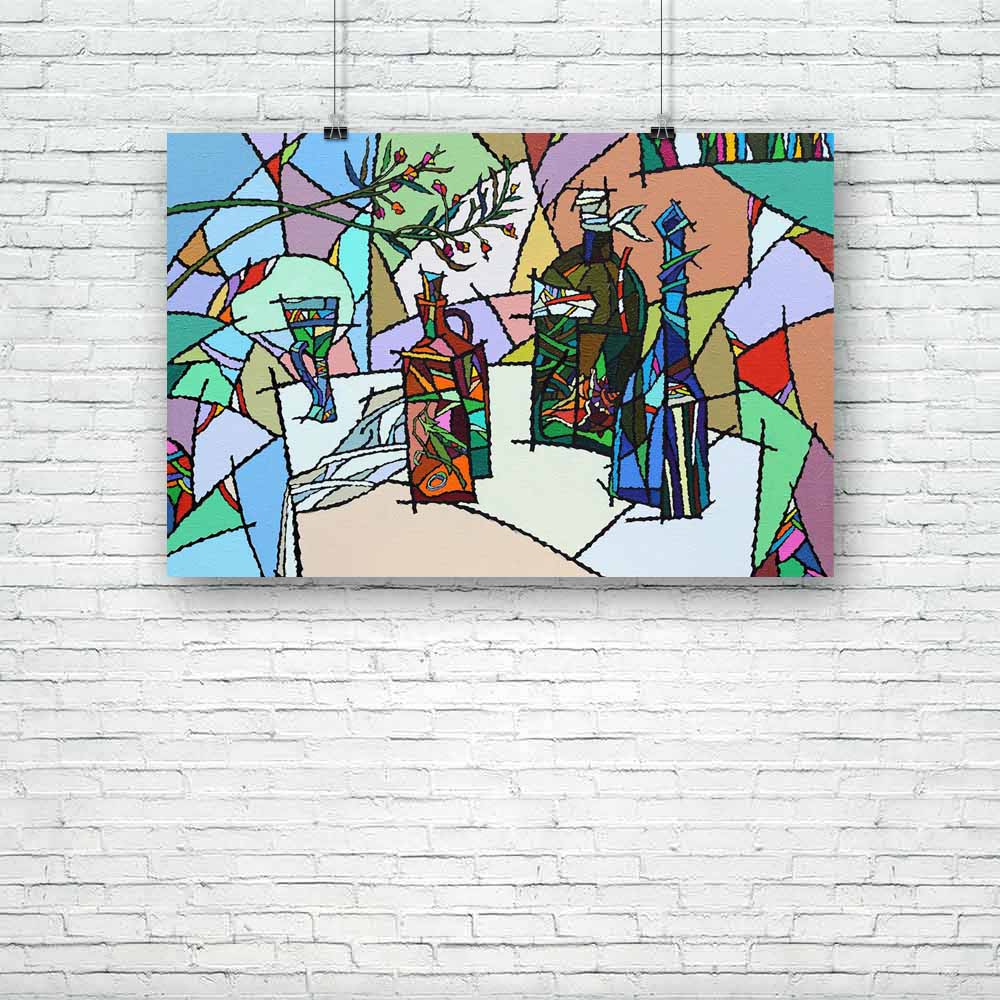 Kitchen Still Life D3 Unframed Paper Poster-Paper Posters Unframed-POS_UN-IC 5003558 IC 5003558, Abstract Expressionism, Abstracts, Art and Paintings, Beverage, Fruit and Vegetable, Fruits, Kitchen, Modern Art, Paintings, Semi Abstract, Signs, Signs and Symbols, Wine, still, life, d3, unframed, paper, poster, from, series, utensils, tea, coffee, plates, dishes, cup, teacup, cafe, house, cafeteria, abstract, art, artwork, canvas, colours, composition, design, flow, form, lines, marbled, mix, mixed, modern, m