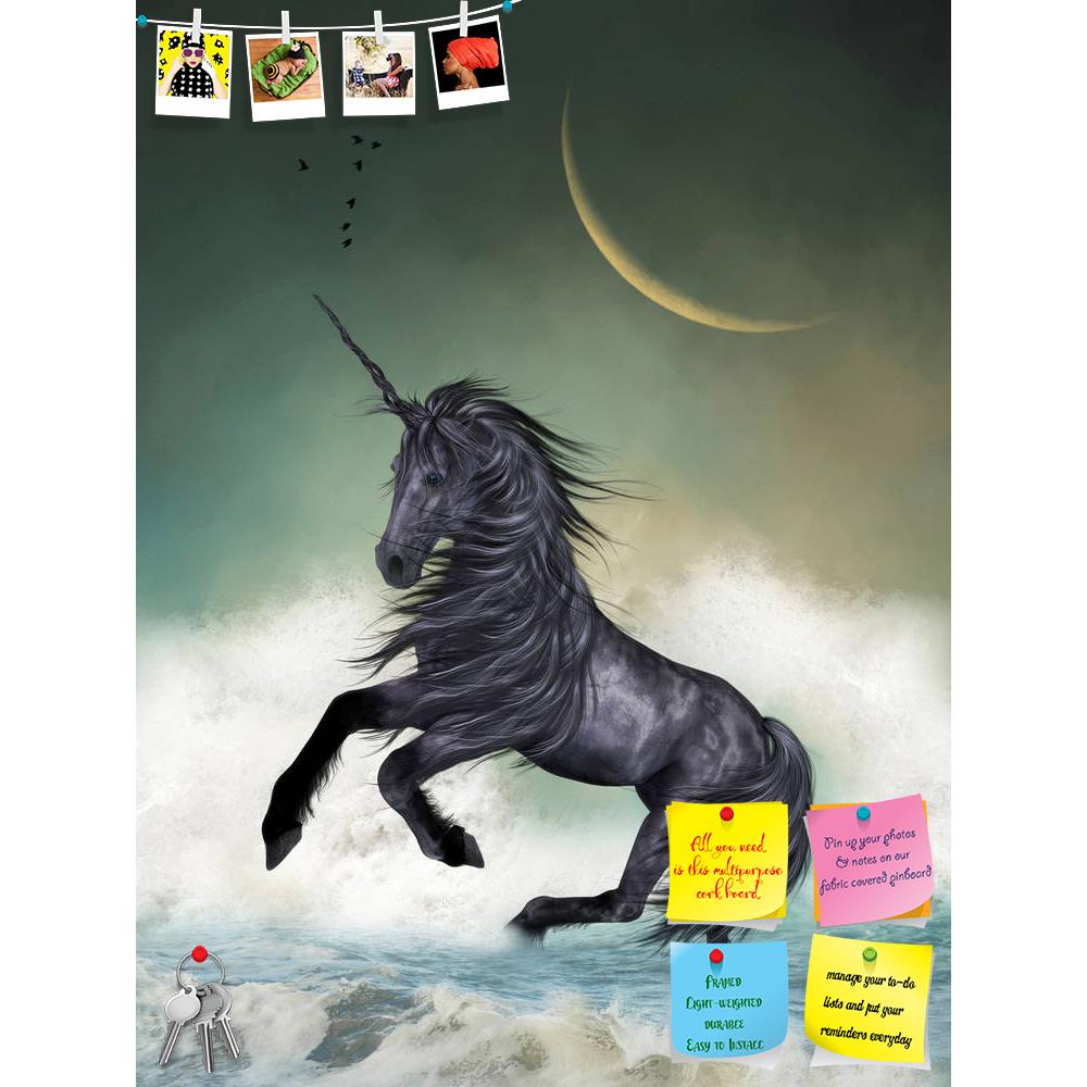 ArtzFolio Unicorn In The Ocean D2 Printed Bulletin Board Notice Pin Board Soft Board | Frameless-Bulletin Boards Frameless-AZSAO29138753BLB_FL_L-Image Code 5003561 Vishnu Image Folio Pvt Ltd, IC 5003561, ArtzFolio, Bulletin Boards Frameless, Animals, Fantasy, Fine Art Reprint, unicorn, in, the, ocean, d2, printed, bulletin, board, notice, pin, soft, frameless, big, moon, horse, dreamy, children, baby, fantastic, lighting, cloud, dream, rock, leaf, magic, stars, kids, waves, fae, digital, moss, backdrops, fa