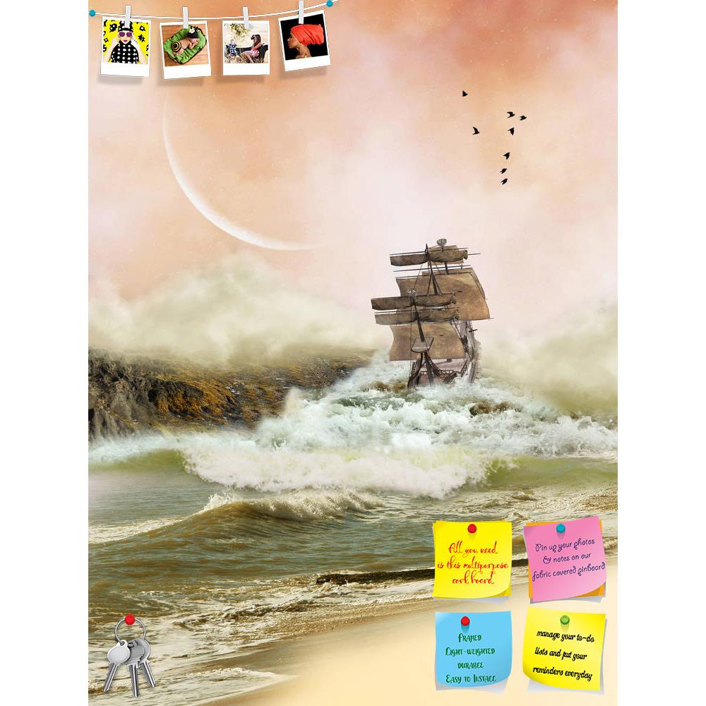 ArtzFolio Fantasy Landscape In The Ocean With Boat Printed Bulletin Board Notice Pin Board Soft Board | Frameless-Bulletin Boards Frameless-AZSAO29138756BLB_FL_L-Image Code 5003562 Vishnu Image Folio Pvt Ltd, IC 5003562, ArtzFolio, Bulletin Boards Frameless, Fantasy, Kids, Landscapes, Fine Art Reprint, landscape, in, the, ocean, with, boat, printed, bulletin, board, notice, pin, soft, frameless, outdoor, dreamy, cloud, dream, amazing, magic, scrapbook, waves, ship, fae, digital, pirate, moon, backdrops, fai