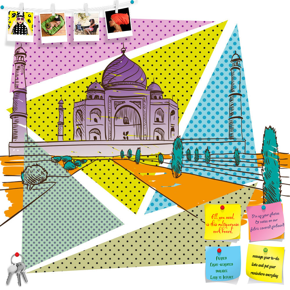 ArtzFolio Taj Mahal D3 Printed Bulletin Board Notice Pin Board Soft Board | Frameless-Bulletin Boards Frameless-AZSAO29155980BLB_FL_L-Image Code 5003570 Vishnu Image Folio Pvt Ltd, IC 5003570, ArtzFolio, Bulletin Boards Frameless, Places, Religious, Digital Art, taj, mahal, d3, printed, bulletin, board, notice, pin, soft, frameless, hand, drawn, vector, illustration, pin up board, push pin board, extra large cork board, big pin board, notice board, small bulletin board, cork board, wall notice board, giant 