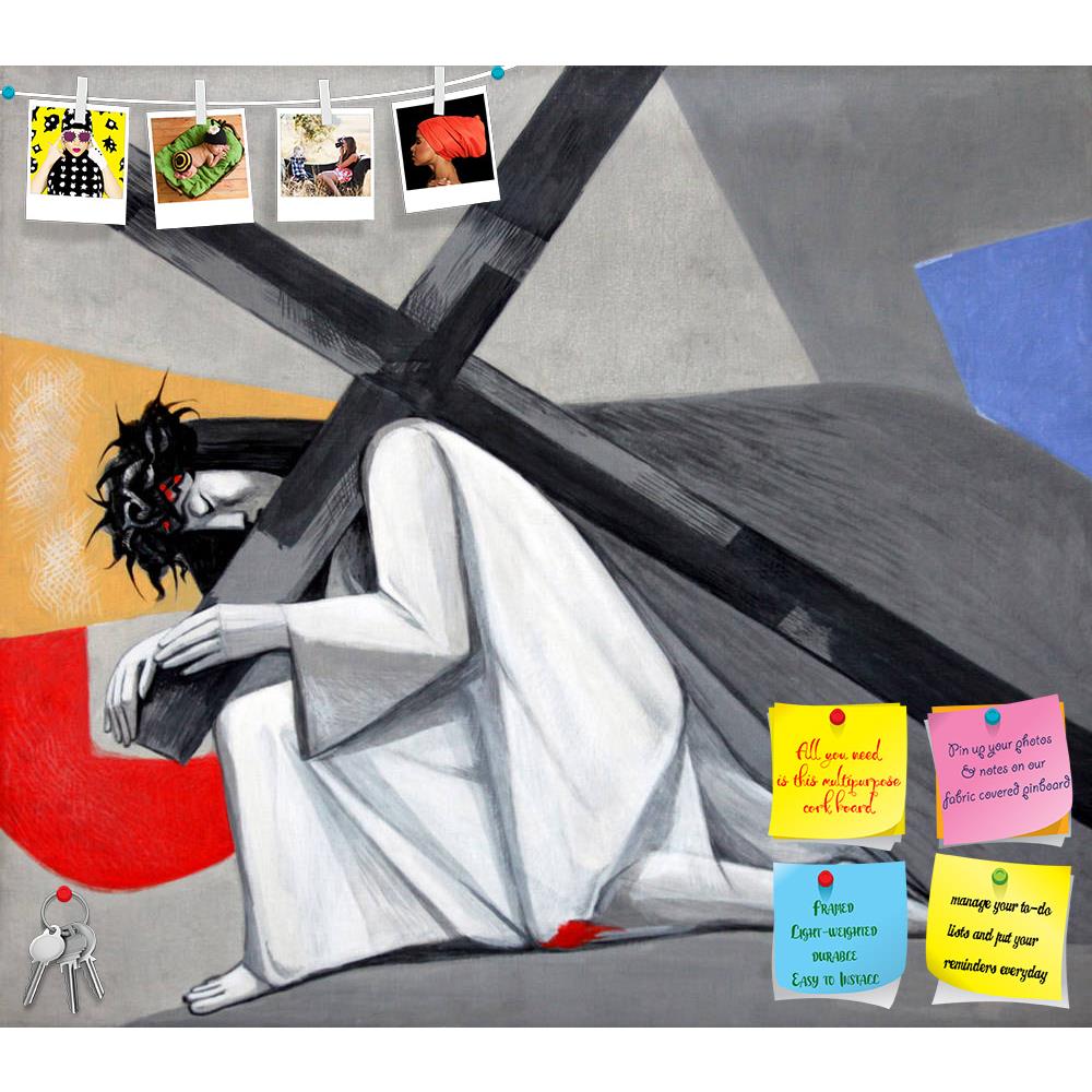 ArtzFolio 3rd Station Of Cross Jesus Falls The First Time Printed Bulletin Board Notice Pin Board Soft Board | Frameless-Bulletin Boards Frameless-AZSAO29250040BLB_FL_L-Image Code 5003578 Vishnu Image Folio Pvt Ltd, IC 5003578, ArtzFolio, Bulletin Boards Frameless, Religious, Fine Art Reprint, 3rd, station, of, cross, jesus, falls, the, first, time, printed, bulletin, board, notice, pin, soft, frameless, stations, church, holy, trinity, bavarian, village, gemã¼nden, am, main, diocese, wã¼rzburg, gemunden, g