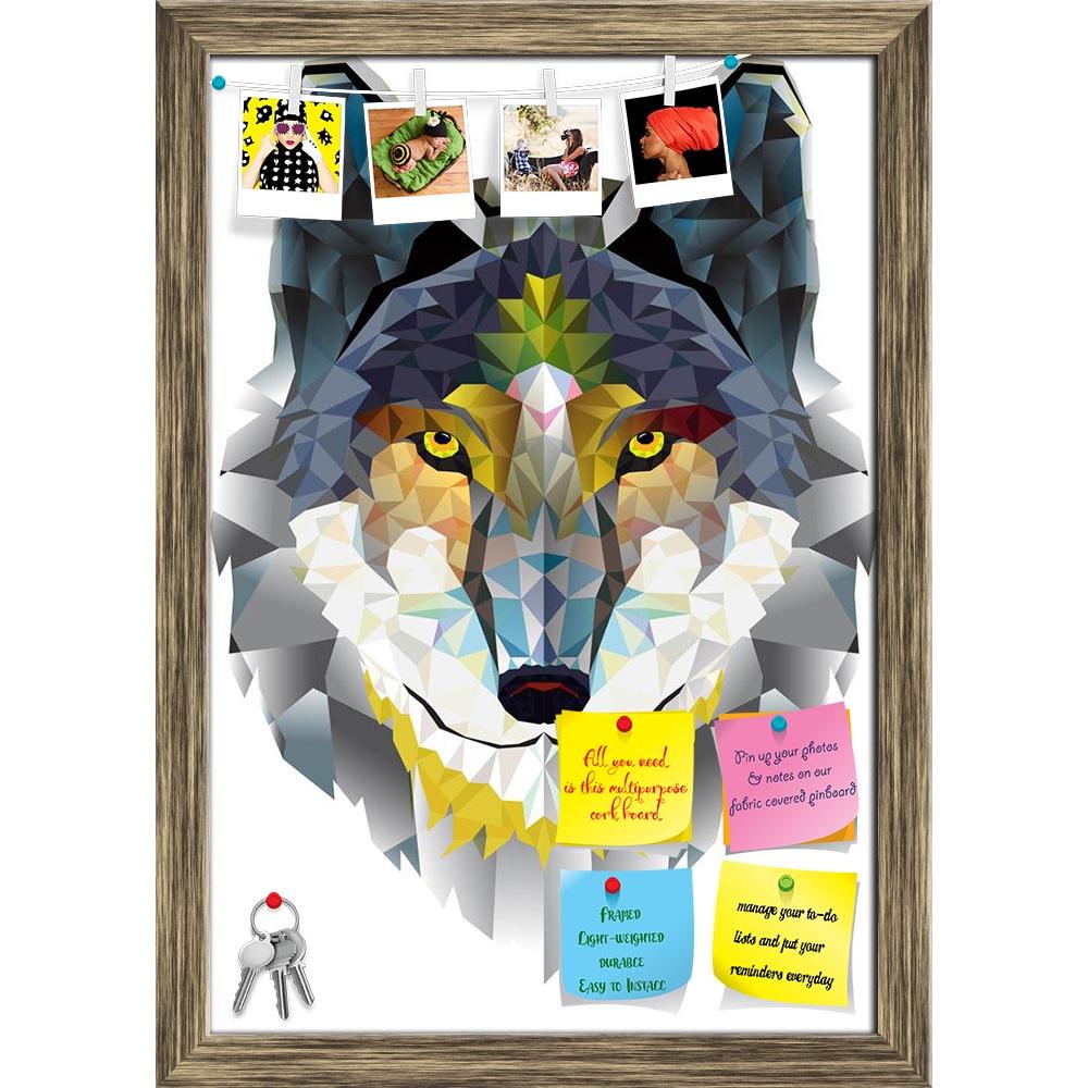 ArtzFolio Wolf Head Printed Bulletin Board Notice Pin Board Soft Board | Framed-Bulletin Boards Framed-AZSAO29269677BLB_FR_L-Image Code 5003579 Vishnu Image Folio Pvt Ltd, IC 5003579, ArtzFolio, Bulletin Boards Framed, Abstract, Animals, Kids, Digital Art, wolf, head, printed, bulletin, board, notice, pin, soft, framed, geometric, pattern, animal, armory, arms, art, artistic, beast, black, cartoon, circus, club, coyote, cute, dog, drawing, element, emblem, eyes, face, fauna, fur, howling, husky, icon, isola