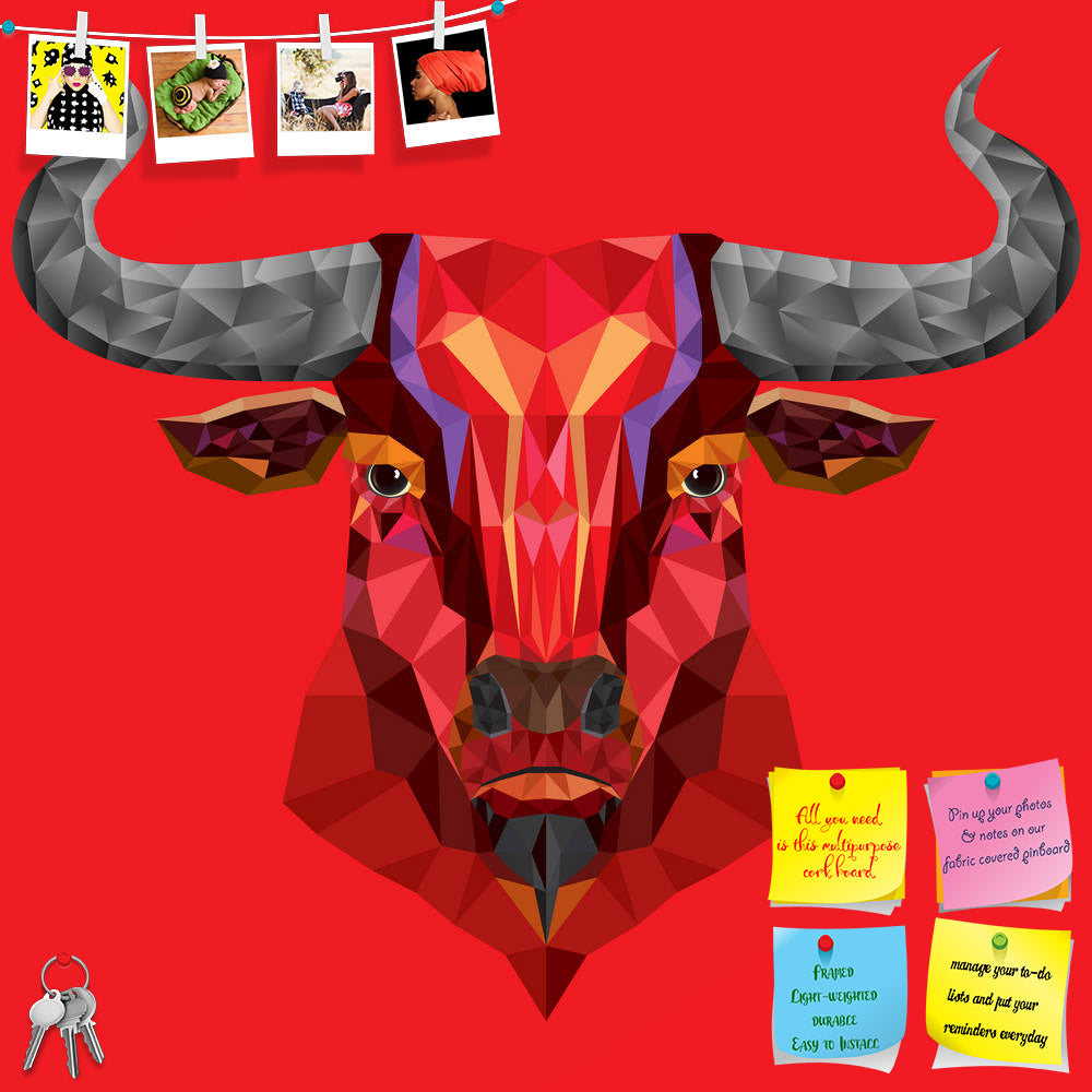 ArtzFolio Red Bull Head With Geometric Pattern D1 Printed Bulletin Board Notice Pin Board Soft Board | Frameless-Bulletin Boards Frameless-AZSAO29269679BLB_FL_L-Image Code 5003580 Vishnu Image Folio Pvt Ltd, IC 5003580, ArtzFolio, Bulletin Boards Frameless, Animals, Kids, Digital Art, red, bull, head, with, geometric, pattern, d1, printed, bulletin, board, notice, pin, soft, frameless, raging, face, club, buffalo, aggressive, team, icon, power, aggression, vector, sign, awesome, symbol, strong, defense, per
