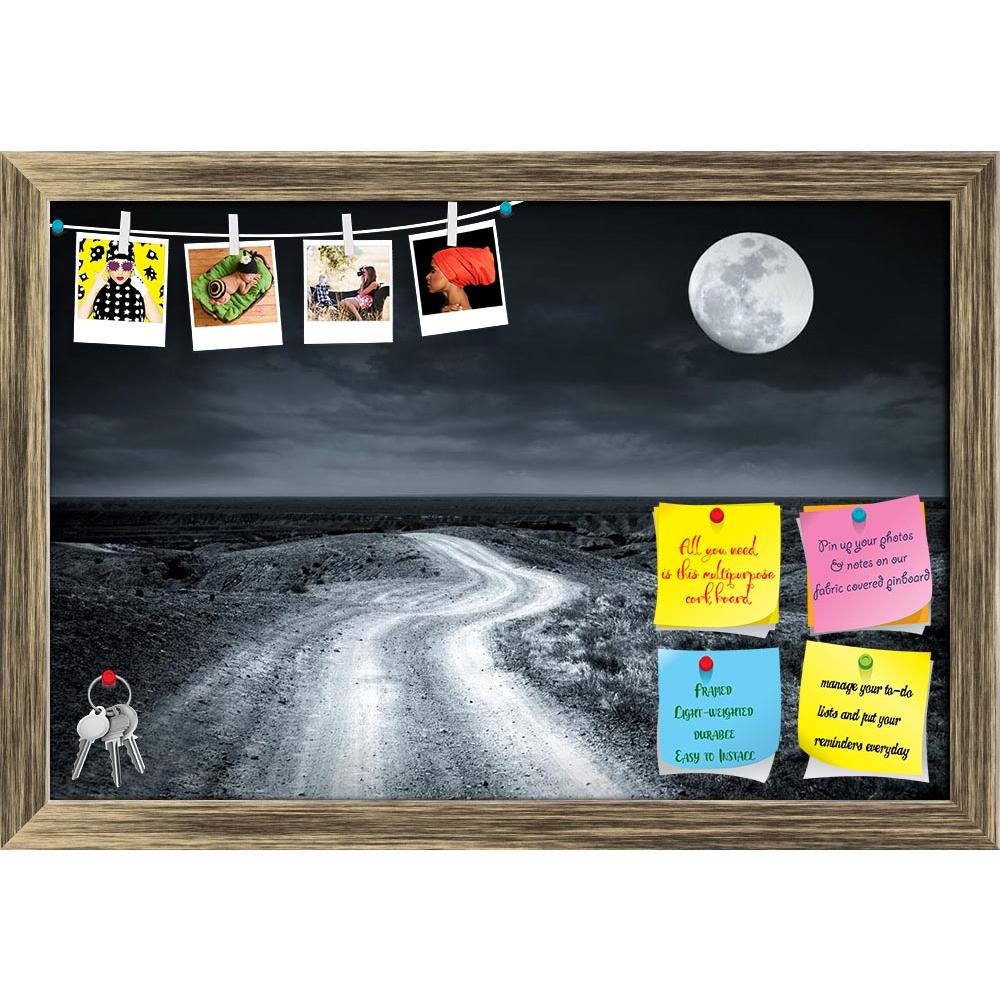 ArtzFolio Empty Rural Road At Full Moon Night Printed Bulletin Board Notice Pin Board Soft Board | Framed-Bulletin Boards Framed-AZSAO29304719BLB_FR_L-Image Code 5003587 Vishnu Image Folio Pvt Ltd, IC 5003587, ArtzFolio, Bulletin Boards Framed, Landscapes, Photography, empty, rural, road, at, full, moon, night, printed, bulletin, board, notice, pin, soft, framed, going, through, prairie, dramatic, cloudy, sky, moonrise, abandoned, adventure, amazing, background, beautiful, cloud, color, concept, countryside