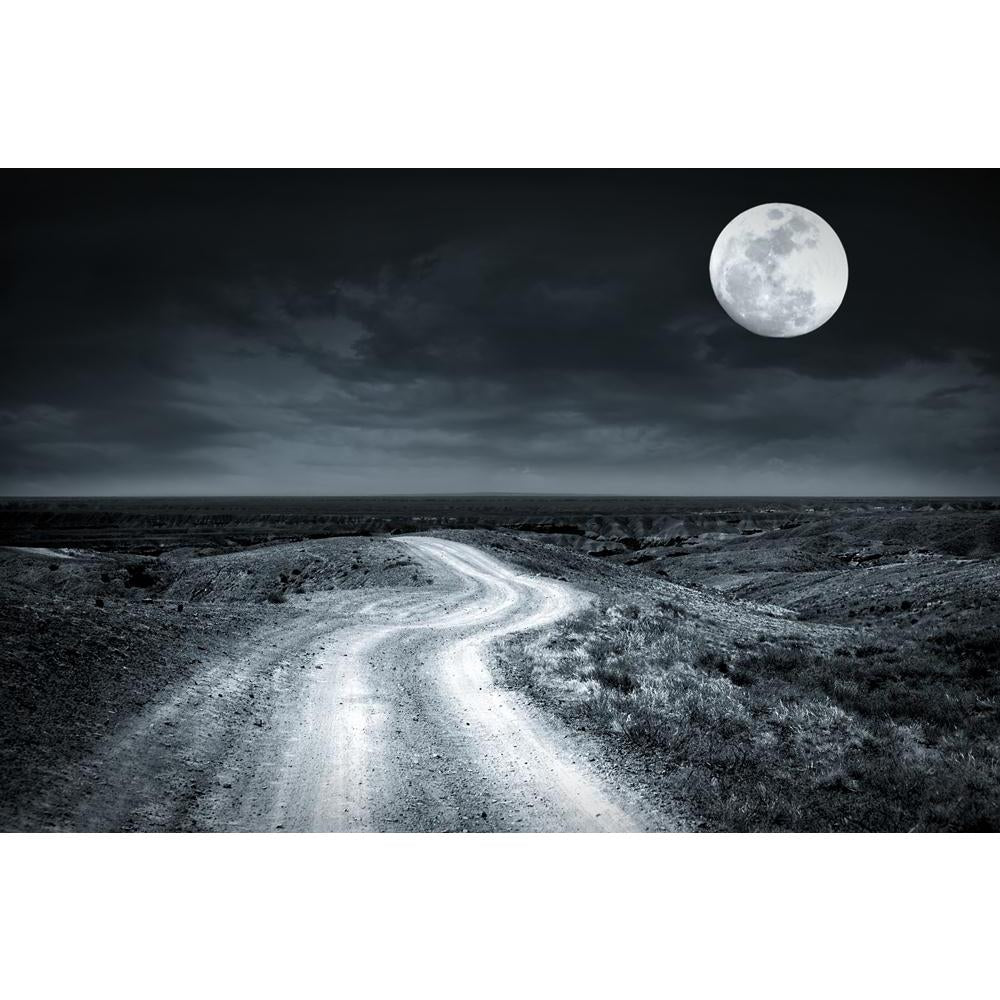 Empty Rural Road At Full Moon Night Canvas Painting Synthetic Frame-Paintings MDF Framing-AFF_FR-IC 5003587 IC 5003587, Ancient, Automobiles, Fantasy, Gothic, Historical, Landscapes, Medieval, Nature, Plain, Rural, Scenic, Transportation, Travel, Vehicles, Vintage, empty, road, at, full, moon, night, canvas, painting, synthetic, frame, horror, background, halloween, abandoned, adventure, amazing, beautiful, cloud, color, concept, countryside, dark, darkness, desert, dramatic, earth, environment, evil, fear,