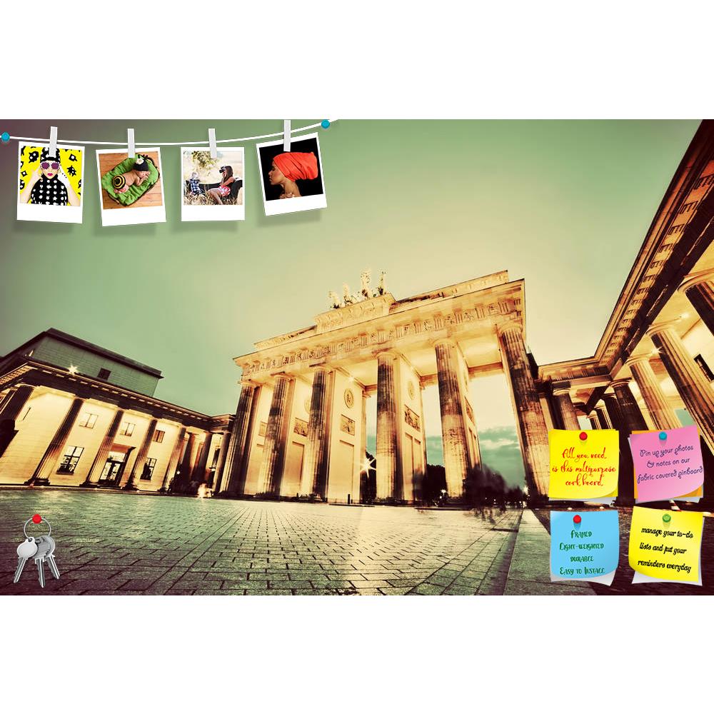 ArtzFolio Brandenburg Gate in In Berlin, Germany Printed Bulletin Board Notice Pin Board Soft Board | Frameless-Bulletin Boards Frameless-AZSAO29471177BLB_FL_L-Image Code 5003602 Vishnu Image Folio Pvt Ltd, IC 5003602, ArtzFolio, Bulletin Boards Frameless, Places, Photography, brandenburg, gate, in, berlin, germany, printed, bulletin, board, notice, pin, soft, frameless, german, brandenburger, tor, illumination, night, vintage, retro, style, landmark, architecture, view, old, platz, pariser, building, cultu