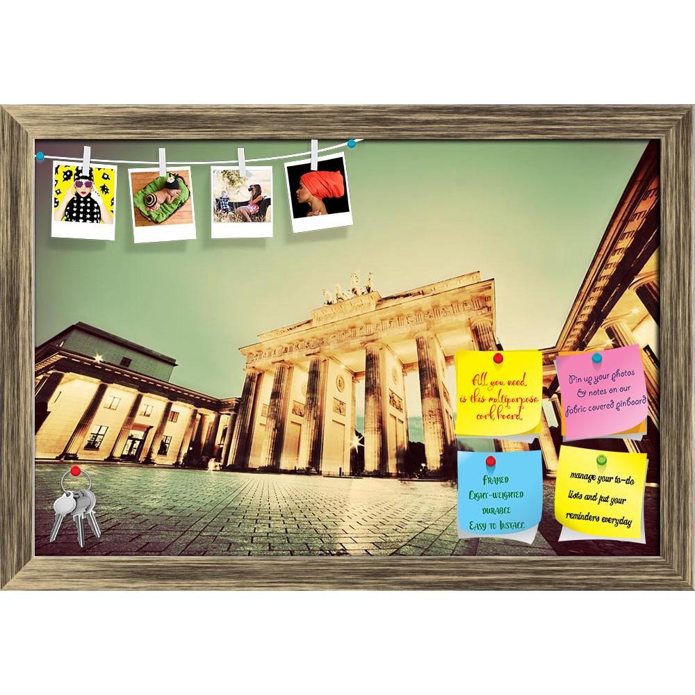 ArtzFolio Brandenburg Gate in In Berlin, Germany Printed Bulletin Board Notice Pin Board Soft Board | Framed-Bulletin Boards Framed-AZSAO29471177BLB_FR_L-Image Code 5003602 Vishnu Image Folio Pvt Ltd, IC 5003602, ArtzFolio, Bulletin Boards Framed, Places, Photography, brandenburg, gate, in, berlin, germany, printed, bulletin, board, notice, pin, soft, framed, german, brandenburger, tor, illumination, night, vintage, retro, style, landmark, architecture, view, old, platz, pariser, building, culture, urban, s