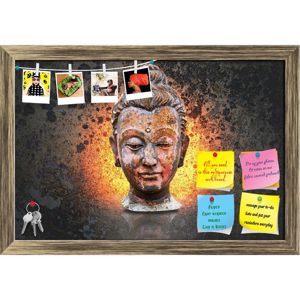 ArtzFolio Head Of Buddha Printed Bulletin Board Notice Pin Board Soft Board | Framed-Bulletin Boards Framed-AZSAO29574039BLB_FR_L-Image Code 5003607 Vishnu Image Folio Pvt Ltd, IC 5003607, ArtzFolio, Bulletin Boards Framed, Religious, Photography, head, of, buddha, printed, bulletin, board, notice, pin, soft, framed, ancient, art, asia, asian, background, bronze, buddhism, calm, china, concentration, confession, culture, decorative, east, enlightenment, face, faith, god, gold, golden, history, illustration,