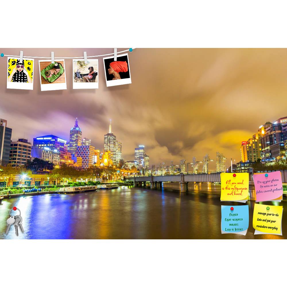 ArtzFolio Melbourne Australia Night Skyline Printed Bulletin Board Notice Pin Board Soft Board | Frameless-Bulletin Boards Frameless-AZSAO29757721BLB_FL_L-Image Code 5003621 Vishnu Image Folio Pvt Ltd, IC 5003621, ArtzFolio, Bulletin Boards Frameless, Places, Photography, melbourne, australia, night, skyline, printed, bulletin, board, notice, pin, soft, frameless, pin up board, push pin board, extra large cork board, big pin board, notice board, small bulletin board, cork board, wall notice board, giant cor