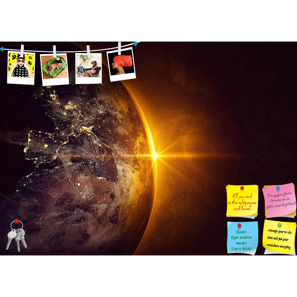 ArtzFolio Sunrise & Earth Printed Bulletin Board Notice Pin Board Soft Board | Frameless-Bulletin Boards Frameless-AZSAO29792410BLB_FL_L-Image Code 5003622 Vishnu Image Folio Pvt Ltd, IC 5003622, ArtzFolio, Bulletin Boards Frameless, Fantasy, Digital Art, sunrise, earth, printed, bulletin, board, notice, pin, soft, frameless, globe, world, europe, night, sun, outer, space, sunset, universe, star, astronomy, africa, asia, atmosphere, light, pin up board, push pin board, extra large cork board, big pin board,