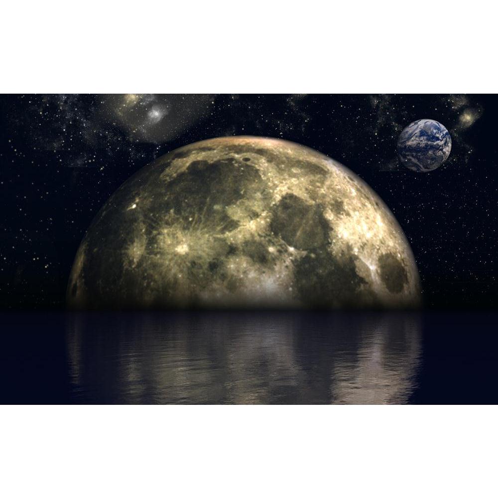 Fictional Planets & The Ocean Canvas Painting Synthetic Frame-Paintings MDF Framing-AFF_FR-IC 5003624 IC 5003624, 3D, Abstract Expressionism, Abstracts, Astronomy, Cosmology, Illustrations, Landscapes, Scenic, Science Fiction, Semi Abstract, Space, Sunsets, Surrealism, fictional, planets, the, ocean, canvas, painting, synthetic, frame, abstract, background, earth, global, globe, illustration, landscape, moon, planet, render, science, fiction, sea, sky, sunset, surreal, water, artzfolio, wall decor for livin