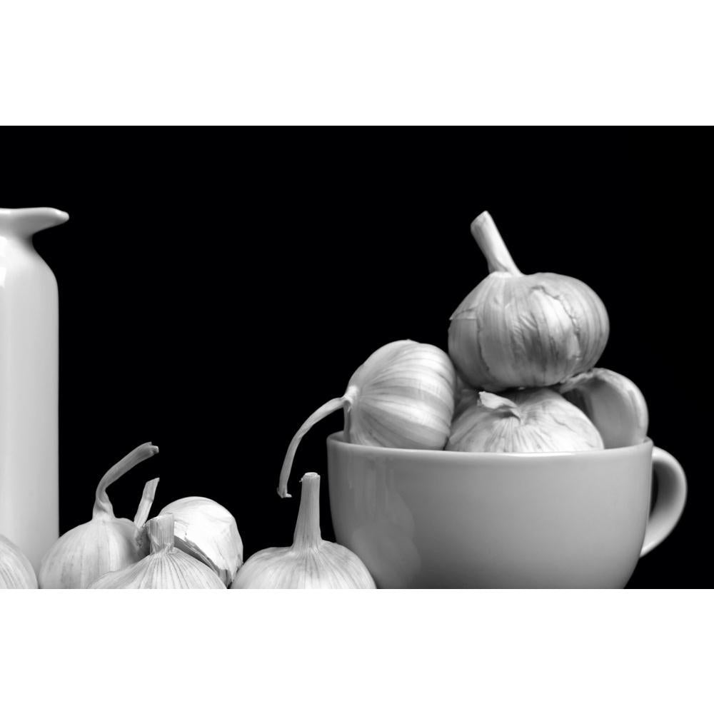 Photo of Garlic In A Bowl Canvas Painting Synthetic Frame-Paintings MDF Framing-AFF_FR-IC 5003626 IC 5003626, Black, Black and White, photo, of, garlic, in, a, bowl, canvas, painting, synthetic, frame, vinegar, pot, isolated, background, artzfolio, wall decor for living room, wall frames for living room, frames for living room, wall art, canvas painting, wall frame, scenery, panting, paintings for living room, framed wall art, wall painting, scenery painting, framed wall painting, scenery for wall with fram