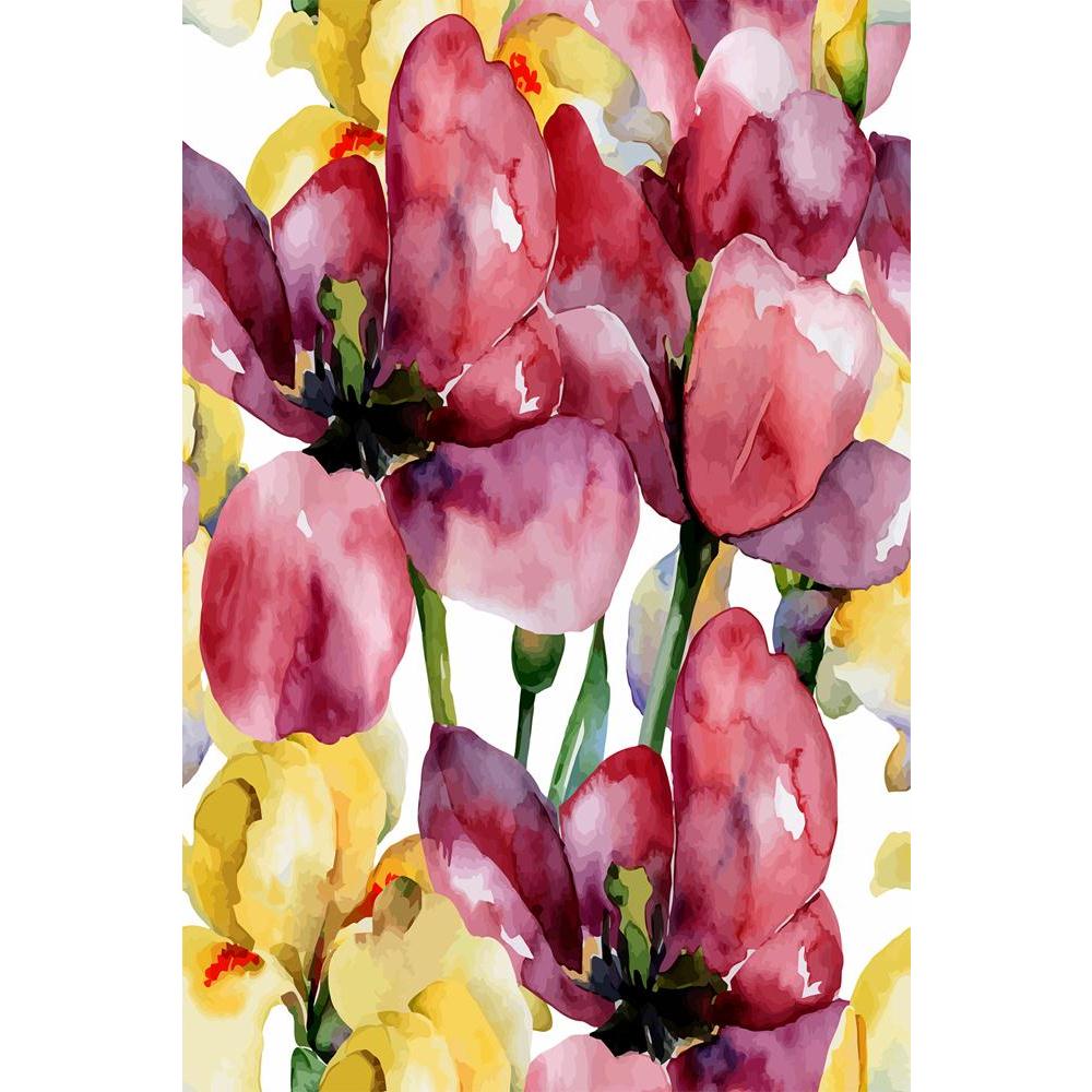 ArtzFolio Purple Tulips & Yellow Irises D1 Unframed Paper Poster-Paper Posters Unframed-AZART29830119POS_UN_L-Image Code 5003627 Vishnu Image Folio Pvt Ltd, IC 5003627, ArtzFolio, Paper Posters Unframed, Floral, Fine Art Reprint, purple, tulips, yellow, irises, d1, unframed, paper, poster, wall, large, size, for, living, room, home, decoration, big, framed, decor, posters, pitaara, box, modern, art, with, frame, bedroom, amazonbasics, door, drawing, small, decorative, office, reception, multiple, friends, i