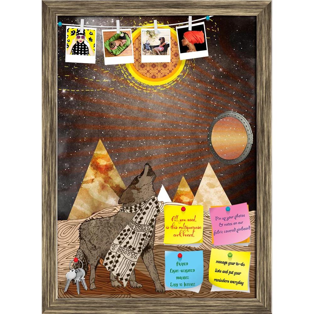 ArtzFolio Howling Wolf Printed Bulletin Board Notice Pin Board Soft Board | Framed-Bulletin Boards Framed-AZSAO29851071BLB_FR_L-Image Code 5003630 Vishnu Image Folio Pvt Ltd, IC 5003630, ArtzFolio, Bulletin Boards Framed, Kids, Digital Art, howling, wolf, printed, bulletin, board, notice, pin, soft, framed, pin up board, push pin board, extra large cork board, big pin board, notice board, small bulletin board, cork board, wall notice board, giant cork board, bulletin board, office notice board, office cork 