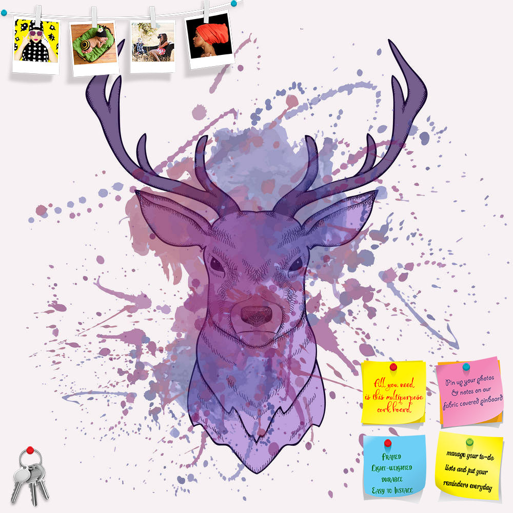 ArtzFolio Deer With Watercolor D1 Printed Bulletin Board Notice Pin Board Soft Board | Frameless-Bulletin Boards Frameless-AZSAO29983890BLB_FL_L-Image Code 5003636 Vishnu Image Folio Pvt Ltd, IC 5003636, ArtzFolio, Bulletin Boards Frameless, Animals, Kids, Digital Art, deer, with, watercolor, d1, printed, bulletin, board, notice, pin, soft, frameless, grunge, splash, pin up board, push pin board, extra large cork board, big pin board, notice board, small bulletin board, cork board, wall notice board, giant 