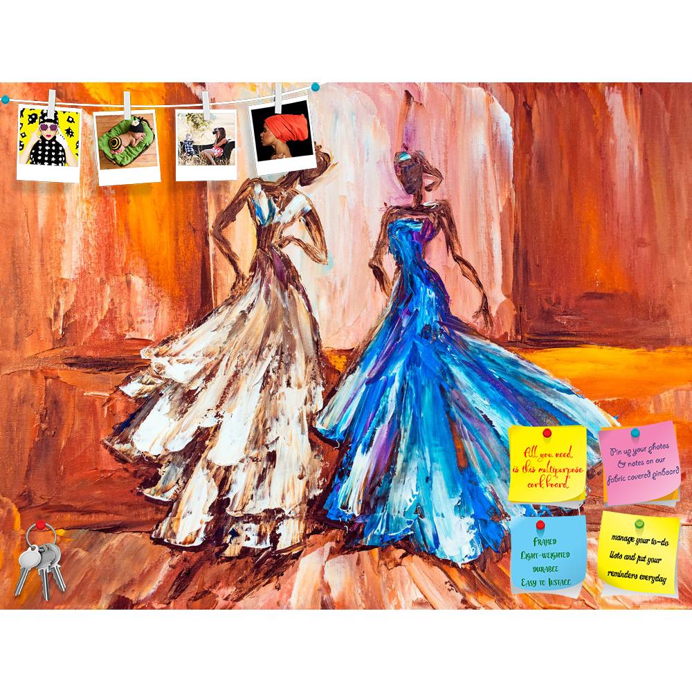 ArtzFolio Two Beautiful Women At The Ball Printed Bulletin Board Notice Pin Board Soft Board | Frameless-Bulletin Boards Frameless-AZSAO30007212BLB_FL_L-Image Code 5003642 Vishnu Image Folio Pvt Ltd, IC 5003642, ArtzFolio, Bulletin Boards Frameless, Figurative, Music & Dance, Fine Art Reprint, two, beautiful, women, at, the, ball, printed, bulletin, board, notice, pin, soft, frameless, oil, painting, bride, dress, bridesmaid, group, clothing, friends, model, wedding, white, happiness, adult, friendship, stu