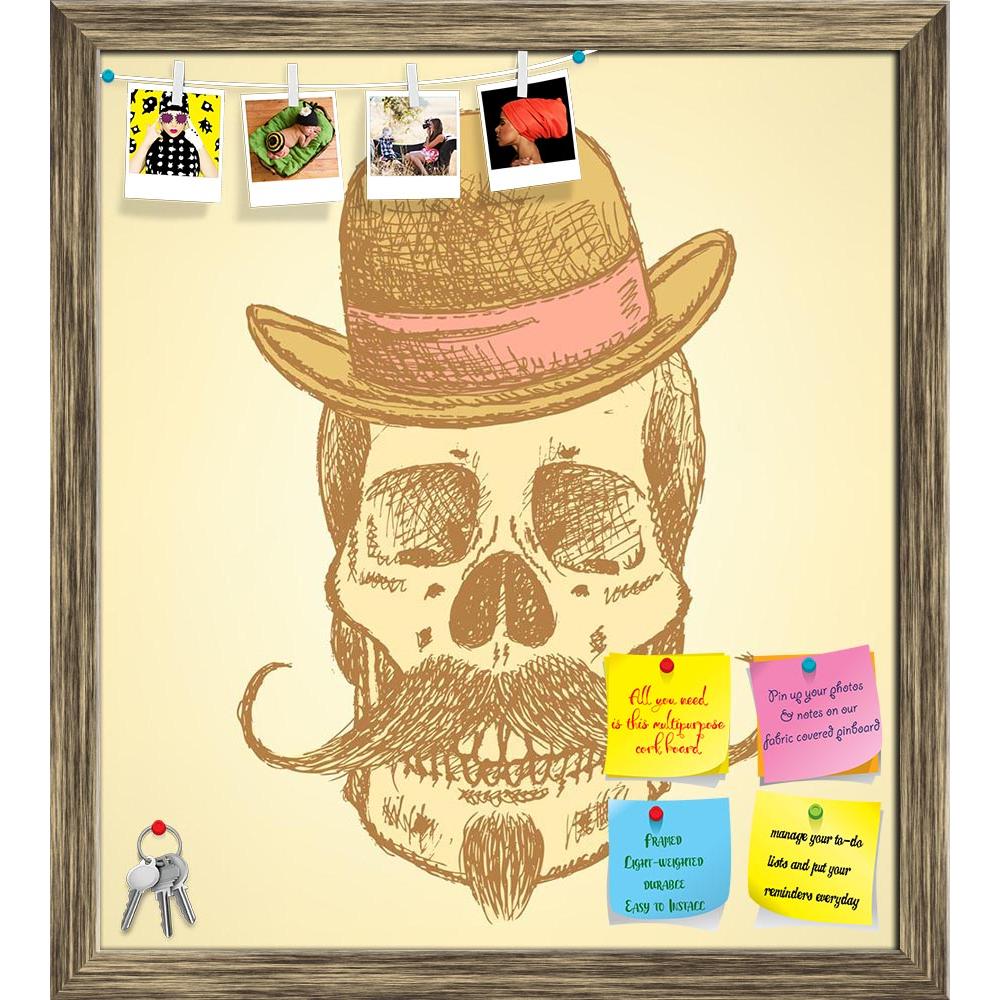 ArtzFolio Scull With Mustache & In Hat Printed Bulletin Board Notice Pin Board Soft Board | Framed-Bulletin Boards Framed-AZSAO30109851BLB_FR_L-Image Code 5003658 Vishnu Image Folio Pvt Ltd, IC 5003658, ArtzFolio, Bulletin Boards Framed, Kids, Digital Art, scull, with, mustache, in, hat, printed, bulletin, board, notice, pin, soft, framed, sketch, background, pin up board, push pin board, extra large cork board, big pin board, notice board, small bulletin board, cork board, wall notice board, giant cork boa