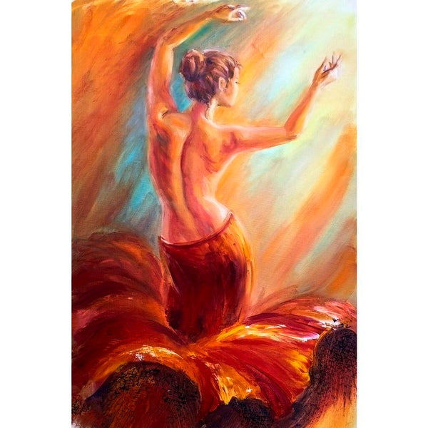 Dancing Woman In Red Unframed Paper Poster-Paper Posters Unframed-POS_UN-IC 5003661 IC 5003661, Adult, Art and Paintings, Dance, Fashion, Music and Dance, Paintings, Spanish, dancing, woman, in, red, unframed, paper, wall, poster, painting, oil, flamenco, action, art, attractive, back, ballet, beautiful, beauty, body, clothing, colorful, dancer, dress, elegance, elegant, female, girl, glamour, grace, happy, hot, latin, model, motion, performance, posing, pretty, romantic, silk, spain, young, artzfolio, post