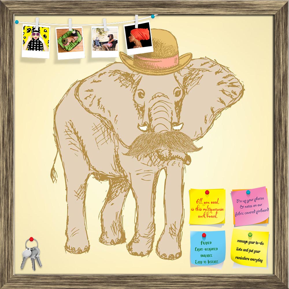 ArtzFolio Elepant In Hat With Mustache Printed Bulletin Board Notice Pin Board Soft Board | Framed-Bulletin Boards Framed-AZSAO30175126BLB_FR_L-Image Code 5003665 Vishnu Image Folio Pvt Ltd, IC 5003665, ArtzFolio, Bulletin Boards Framed, Animals, Kids, Digital Art, elepant, in, hat, with, mustache, printed, bulletin, board, notice, pin, soft, framed, sketch, hipster, background, pin up board, push pin board, extra large cork board, big pin board, notice board, small bulletin board, cork board, wall notice b