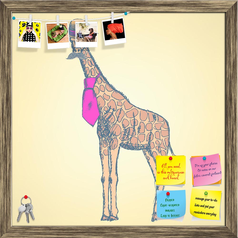 ArtzFolio Giraffe Hipster In Hat & Tie With Mustache Printed Bulletin Board Notice Pin Board Soft Board | Framed-Bulletin Boards Framed-AZSAO30175179BLB_FR_L-Image Code 5003666 Vishnu Image Folio Pvt Ltd, IC 5003666, ArtzFolio, Bulletin Boards Framed, Animals, Kids, Digital Art, giraffe, hipster, in, hat, tie, with, mustache, printed, bulletin, board, notice, pin, soft, framed, sketch, pin up board, push pin board, extra large cork board, big pin board, notice board, small bulletin board, cork board, wall n