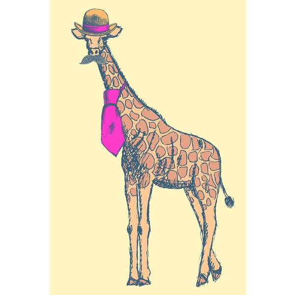 Giraffe Hipster In Hat & Tie With Mustache Unframed Paper Poster-Paper Posters Unframed-POS_UN-IC 5003666 IC 5003666, African, Ancient, Animals, Art and Paintings, Business, Drawing, Fashion, Hipster, Historical, Illustrations, Medieval, Retro, Sketches, Vintage, giraffe, in, hat, tie, with, mustache, unframed, paper, wall, poster, africa, animal, apparel, art, backdrop, background, bowler, cap, classic, clothes, clothing, color, colorful, cravat, cute, draw, elegance, engraving, fabric, facial, fashionable