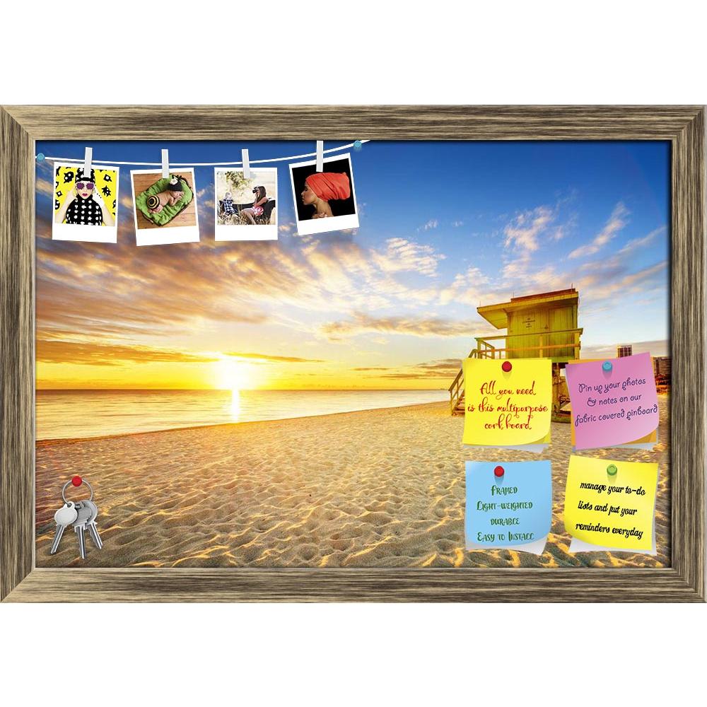 ArtzFolio Miami South Beach Sunrise, USA Printed Bulletin Board Notice Pin Board Soft Board | Framed-Bulletin Boards Framed-AZSAO30178265BLB_FR_L-Image Code 5003668 Vishnu Image Folio Pvt Ltd, IC 5003668, ArtzFolio, Bulletin Boards Framed, Landscapes, Places, Photography, miami, south, beach, sunrise, usa, printed, bulletin, board, notice, pin, soft, framed, lifeguard, tower, coastline, colorful, cloud, blue, sky, panorama, sunset, view, ocean, outdoor, tropical, red, yellow, floride, southwest, panoramic, 