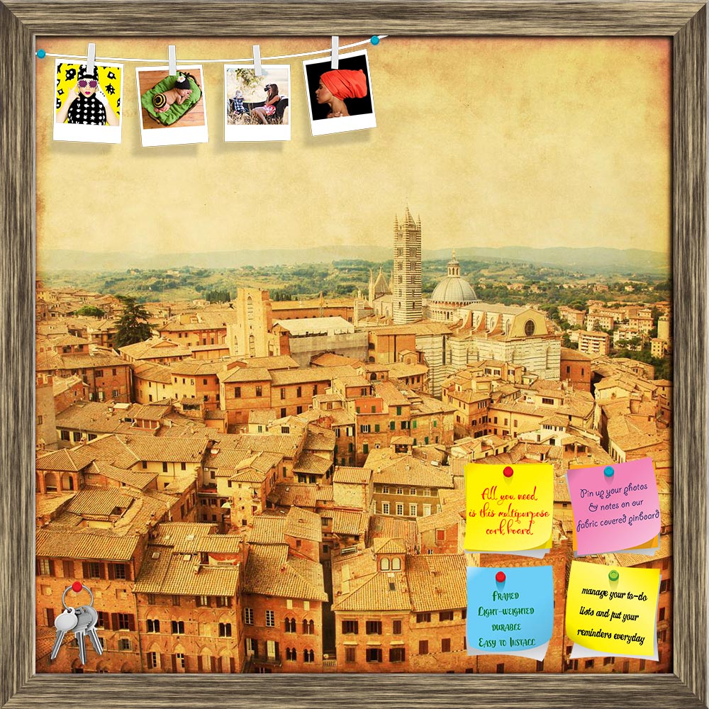 ArtzFolio Old Town Of Siena In Tuscany, Italy Printed Bulletin Board Notice Pin Board Soft Board | Framed-Bulletin Boards Framed-AZSAO30199965BLB_FR_L-Image Code 5003670 Vishnu Image Folio Pvt Ltd, IC 5003670, ArtzFolio, Bulletin Boards Framed, Places, Vintage, Photography, old, town, of, siena, in, tuscany, italy, printed, bulletin, board, notice, pin, soft, framed, grunge, retro, style, ancient, antique, architecture, brick, building, cathedral, chianti, church, city, cityscape, color, culture, day, desti