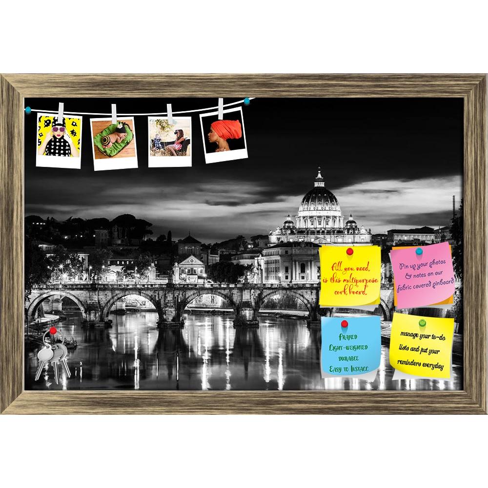ArtzFolio St Peter's Cathedral In Vatican City, Rome, Italy Printed Bulletin Board Notice Pin Board Soft Board | Framed-Bulletin Boards Framed-AZSAO30202830BLB_FR_L-Image Code 5003671 Vishnu Image Folio Pvt Ltd, IC 5003671, ArtzFolio, Bulletin Boards Framed, Places, Vintage, Photography, st, peter's, cathedral, in, vatican, city, rome, italy, printed, bulletin, board, notice, pin, soft, framed, night, view, old, roman, bridge, hadrian, peter, s, river, urban, architecture, ancient, church, basilica, dome, e