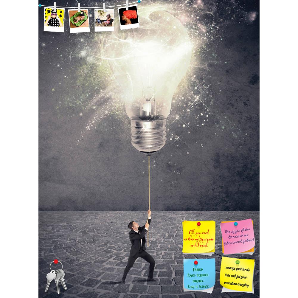 ArtzFolio Illuminate An Idea With A Businessman Printed Bulletin Board Notice Pin Board Soft Board | Frameless-Bulletin Boards Frameless-AZSAO30399846BLB_FL_L-Image Code 5003675 Vishnu Image Folio Pvt Ltd, IC 5003675, ArtzFolio, Bulletin Boards Frameless, Conceptual, Digital Art, illuminate, an, idea, with, a, businessman, printed, bulletin, board, notice, pin, soft, frameless, achievement, brain, bright, brilliant, bulb, business, concept, creative, creativity, decision, discovery, draft, draw, drawing, el