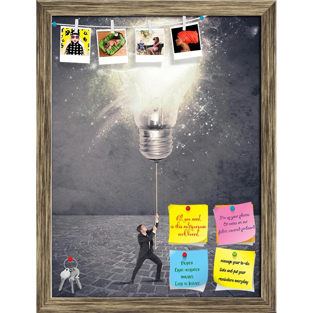 ArtzFolio Illuminate An Idea With A Businessman Printed Bulletin Board Notice Pin Board Soft Board | Framed-Bulletin Boards Framed-AZSAO30399846BLB_FR_L-Image Code 5003675 Vishnu Image Folio Pvt Ltd, IC 5003675, ArtzFolio, Bulletin Boards Framed, Conceptual, Digital Art, illuminate, an, idea, with, a, businessman, printed, bulletin, board, notice, pin, soft, framed, achievement, brain, bright, brilliant, bulb, business, concept, creative, creativity, decision, discovery, draft, draw, drawing, electric, elec