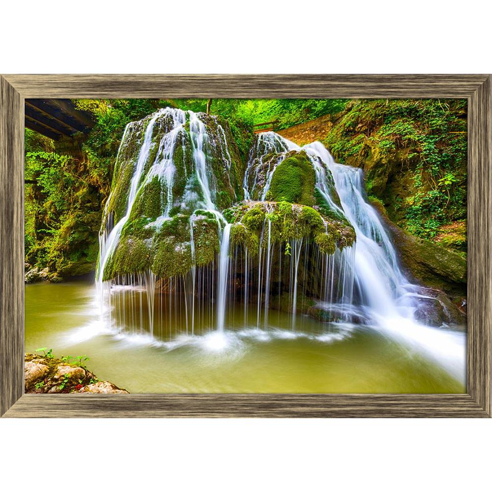 Pitaara Box Waterfall Bigar Intersection With Parallel 45, Romania Canvas Painting Synthetic Frame-Paintings Synthetic Framing-PBART30452880AFF_FW_L-Image Code 5003684 Vishnu Image Folio Pvt Ltd, IC 5003684, Pitaara Box, Paintings Synthetic Framing, Landscapes, Photography, waterfall, bigar, intersection, with, parallel, 45, romania, canvas, painting, synthetic, frame, cascade, beauty, beautiful, scenery, flow, motion, mountain, flowing, outdoor, forest, rock, green, natural, stone, wet, landscape, river, n