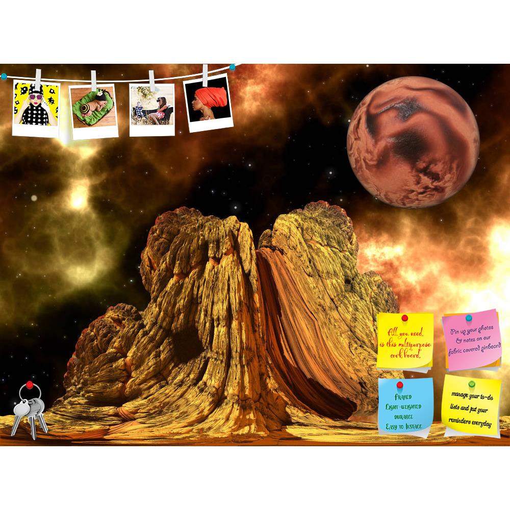 ArtzFolio Alien Rock & A Brown Planet Printed Bulletin Board Notice Pin Board Soft Board | Frameless-Bulletin Boards Frameless-AZSAO30503524BLB_FL_L-Image Code 5003688 Vishnu Image Folio Pvt Ltd, IC 5003688, ArtzFolio, Bulletin Boards Frameless, Fantasy, Places, Digital Art, alien, rock, a, brown, planet, printed, bulletin, board, notice, pin, soft, frameless, space, universe, world, science, orbit, astronomy, fiction, solar, illustration, galaxy, extraterrestrial, astrology, planetary, exoplanet, distant, 