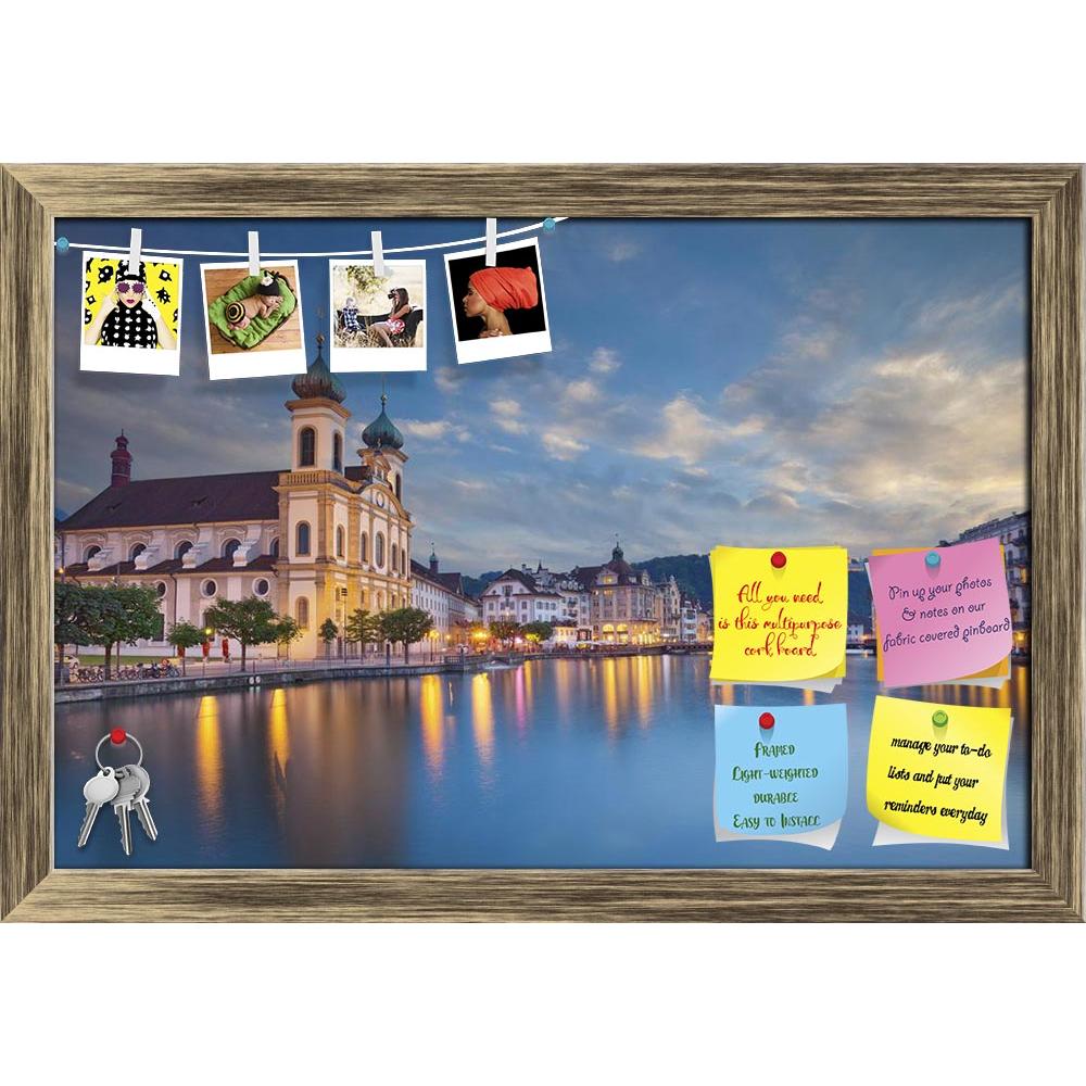 ArtzFolio Cityscape Of Lucerne, Switzerland Printed Bulletin Board Notice Pin Board Soft Board | Framed-Bulletin Boards Framed-AZSAO30545121BLB_FR_L-Image Code 5003695 Vishnu Image Folio Pvt Ltd, IC 5003695, ArtzFolio, Bulletin Boards Framed, Places, Photography, cityscape, of, lucerne, switzerland, printed, bulletin, board, notice, pin, soft, framed, image, evening, pin up board, push pin board, extra large cork board, big pin board, notice board, small bulletin board, cork board, wall notice board, giant 