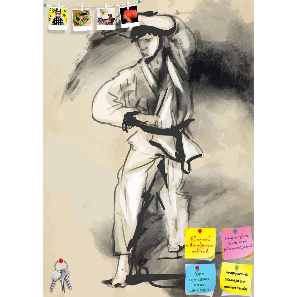 ArtzFolio Martial Arts Karate Printed Bulletin Board Notice Pin Board Soft Board | Frameless-Bulletin Boards Frameless-AZSAO30693566BLB_FL_L-Image Code 5003727 Vishnu Image Folio Pvt Ltd, IC 5003727, ArtzFolio, Bulletin Boards Frameless, Sports, Digital Art, martial, arts, karate, printed, bulletin, board, notice, pin, soft, frameless, an, hand, drawn, converted, calligraphic, style, series, pin up board, push pin board, extra large cork board, big pin board, notice board, small bulletin board, cork board, 