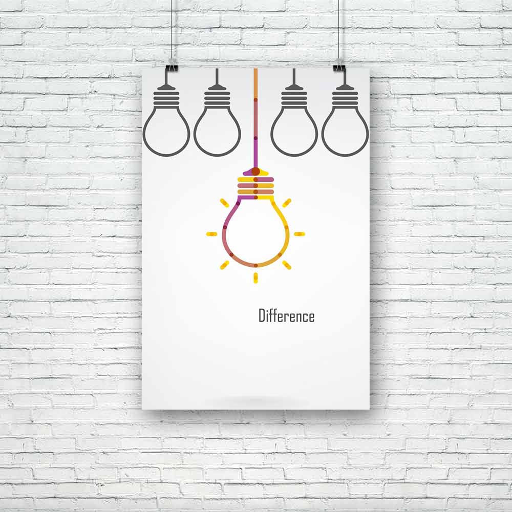 Creative Light Bulb Unframed Paper Poster-Paper Posters Unframed-POS_UN-IC 5003728 IC 5003728, Abstract Expressionism, Abstracts, Art and Paintings, Business, Digital, Digital Art, Education, Graphic, Icons, Illustrations, Inspirational, Motivation, Motivational, Schools, Science Fiction, Semi Abstract, Signs, Signs and Symbols, Symbols, Universities, creative, light, bulb, unframed, paper, poster, abstract, art, artwork, background, brainstorm, choice, clipart, colourful, competitive, concept, cover, crowd