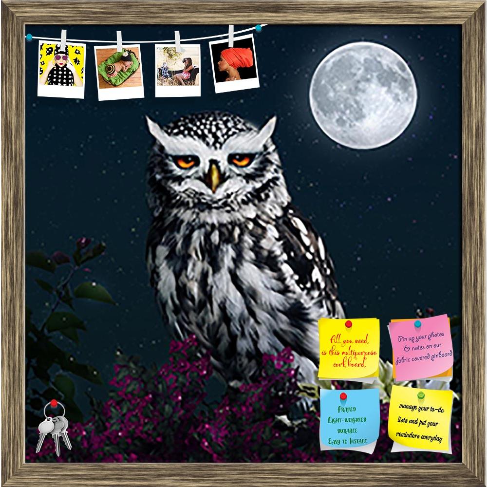 ArtzFolio Owl At Night Printed Bulletin Board Notice Pin Board Soft Board | Framed-Bulletin Boards Framed-AZSAO30840768BLB_FR_L-Image Code 5003742 Vishnu Image Folio Pvt Ltd, IC 5003742, ArtzFolio, Bulletin Boards Framed, Birds, Photography, owl, at, night, printed, bulletin, board, notice, pin, soft, framed, photomanipulation, full, moon, pin up board, push pin board, extra large cork board, big pin board, notice board, small bulletin board, cork board, wall notice board, giant cork board, bulletin board, 