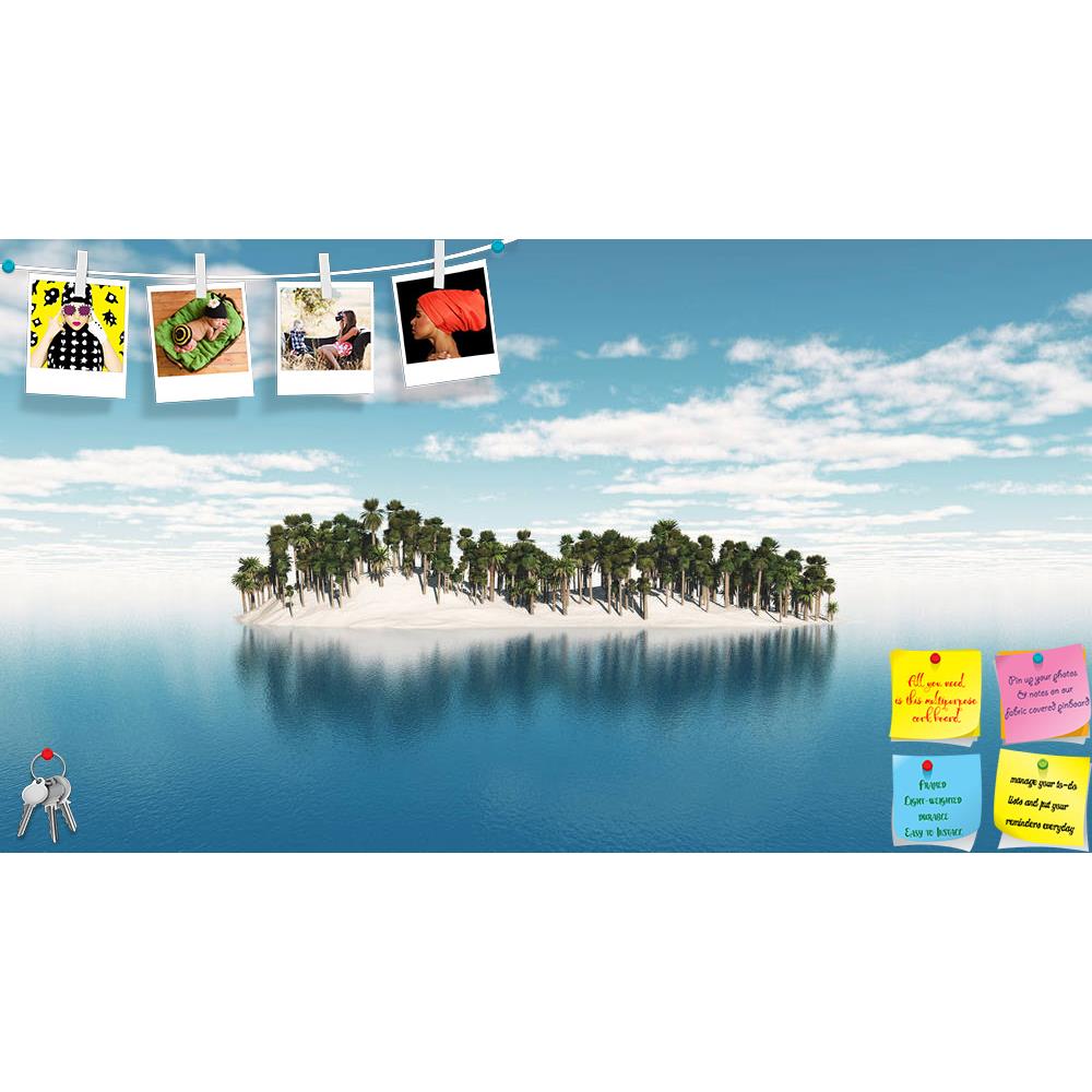 ArtzFolio Tropical Palm Tree Island Printed Bulletin Board Notice Pin Board Soft Board | Frameless-Bulletin Boards Frameless-AZSAO30942600BLB_FL_L-Image Code 5003747 Vishnu Image Folio Pvt Ltd, IC 5003747, ArtzFolio, Bulletin Boards Frameless, Landscapes, Digital Art, tropical, palm, tree, island, printed, bulletin, board, notice, pin, soft, frameless, 3d, render, ocean, landscape, holiday, vacation, sunrise, sea, water, sand, sandy, sunny, illustration, background, mountain, cloud, sky, pin up board, push 