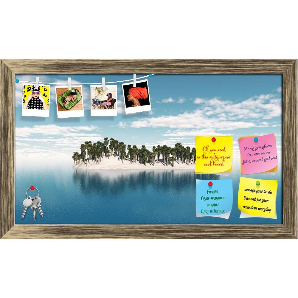 ArtzFolio Tropical Palm Tree Island Printed Bulletin Board Notice Pin Board Soft Board | Framed-Bulletin Boards Framed-AZSAO30942600BLB_FR_L-Image Code 5003747 Vishnu Image Folio Pvt Ltd, IC 5003747, ArtzFolio, Bulletin Boards Framed, Landscapes, Digital Art, tropical, palm, tree, island, printed, bulletin, board, notice, pin, soft, framed, 3d, render, ocean, landscape, holiday, vacation, sunrise, sea, water, sand, sandy, sunny, illustration, background, mountain, cloud, sky, pin up board, push pin board, e