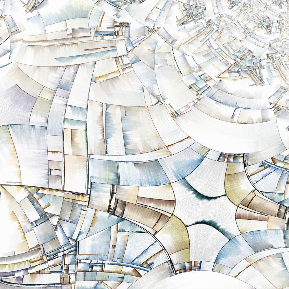 Abstract Art Of City Blocks Canvas Painting Synthetic Frame - Paintings MDF Framing - ArtzFolio.com