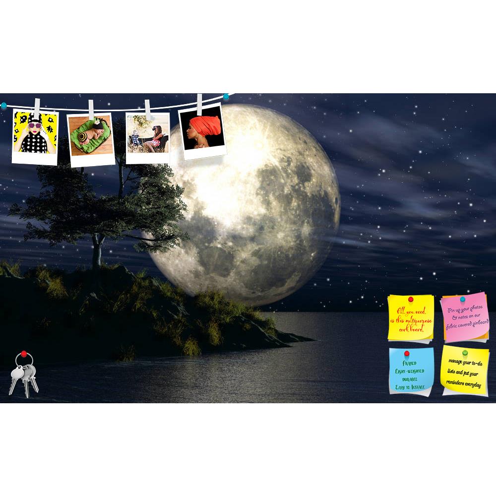 ArtzFolio Island In Sea Against A Moonlit Sky Printed Bulletin Board Notice Pin Board Soft Board | Frameless-Bulletin Boards Frameless-AZSAO31001926BLB_FL_L-Image Code 5003750 Vishnu Image Folio Pvt Ltd, IC 5003750, ArtzFolio, Bulletin Boards Frameless, Fantasy, Landscapes, Digital Art, island, in, sea, against, a, moonlit, sky, printed, bulletin, board, notice, pin, soft, frameless, 3d, background, space, landscape, science, fiction, surreal, nebula, planetry, illustration, render, abstract, stars, moon, e