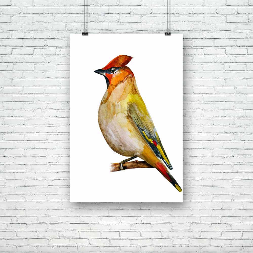 Watercolor Bird D3 Unframed Paper Poster-Paper Posters Unframed-POS_UN-IC 5003752 IC 5003752, Ancient, Animals, Art and Paintings, Birds, Black, Black and White, Bohemian, Digital, Digital Art, Drawing, Graphic, Historical, Illustrations, Medieval, Nature, Paintings, Scenic, Signs, Signs and Symbols, Vintage, Watercolour, White, Wildlife, watercolor, bird, d3, unframed, paper, poster, animal, art, artistic, artwork, avian, background, beautiful, beauty, branch, bright, brown, card, closeup, color, colorful,
