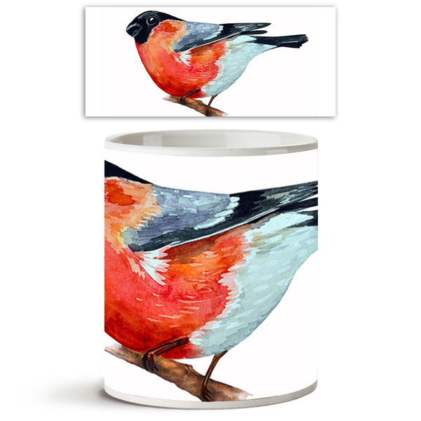 Watercolor Bird Ceramic Coffee Tea Mug Inside White-Coffee Mugs-MUG-IC 5003753 IC 5003753, Ancient, Animals, Art and Paintings, Birds, Black, Black and White, Christianity, Digital, Digital Art, Drawing, Graphic, Historical, Illustrations, Medieval, Nature, Paintings, Scenic, Signs, Signs and Symbols, Vintage, Watercolour, White, Wildlife, watercolor, bird, ceramic, coffee, tea, mug, inside, animal, art, artistic, artwork, avian, background, beautiful, beauty, branch, bright, bullfinch, card, christmas, clo