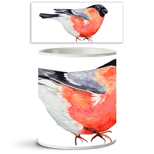 Watercolor Bird Ceramic Coffee Tea Mug Inside White-Coffee Mugs-MUG-IC 5003754 IC 5003754, Ancient, Animals, Art and Paintings, Birds, Black, Black and White, Christianity, Digital, Digital Art, Drawing, Graphic, Historical, Illustrations, Medieval, Nature, Paintings, Scenic, Signs, Signs and Symbols, Vintage, Watercolour, White, Wildlife, watercolor, bird, ceramic, coffee, tea, mug, inside, animal, art, artistic, artwork, avian, background, beautiful, beauty, bright, bullfinch, card, christmas, closeup, co