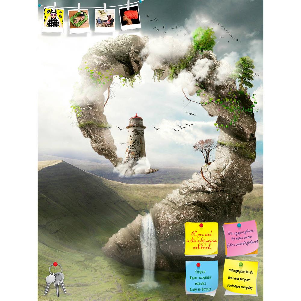 ArtzFolio Surrealistic Dreamland Printed Bulletin Board Notice Pin Board Soft Board | Frameless-Bulletin Boards Frameless-AZSAO31063540BLB_FL_L-Image Code 5003758 Vishnu Image Folio Pvt Ltd, IC 5003758, ArtzFolio, Bulletin Boards Frameless, Fantasy, Kids, Landscapes, Digital Art, surrealistic, dreamland, printed, bulletin, board, notice, pin, soft, frameless, illustration, view, natural, stoned, bridge, lighthouse, paradise, land, fairy, tale, world, concept, original, artistic, screen, saver, air, antique,
